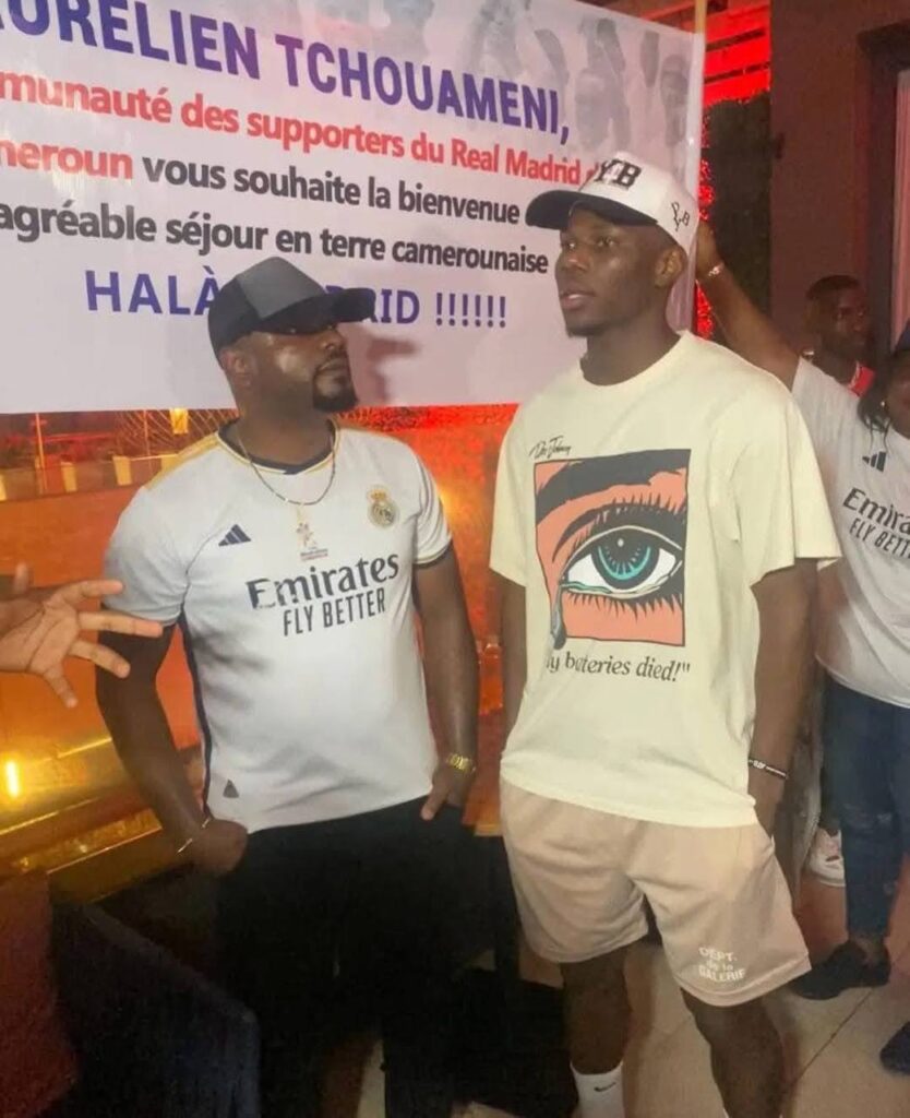 Aurélien Tchouameni est au Cameroun pour les fêtes de fin d'année