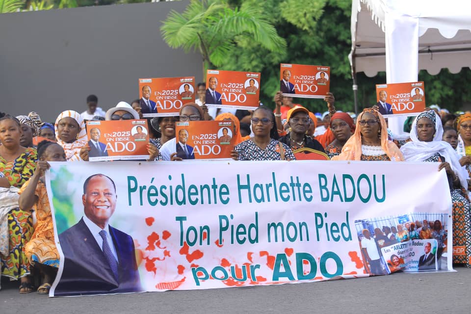 Côte d'Ivoire/ UF-RHDP : Arlette Badou Badou célébrée.‎