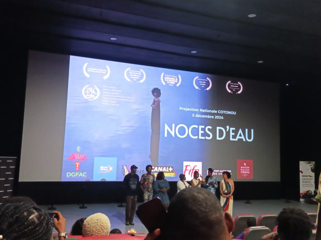 Film « NOCES D’EAU » projeté à Cotonou : un succès retentissant pour le cinéma béninois