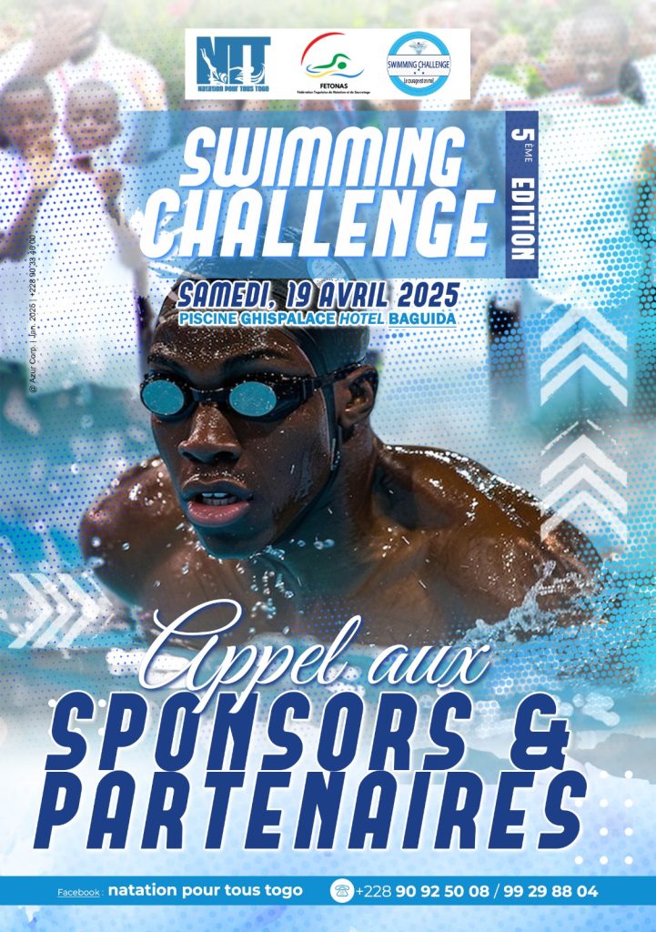Swimming Challenge 2025 : Plongez dans l’événement sportif qui fait vibrer le Togo.