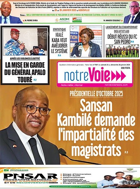 Côte d'Ivoire / Revue des Titres : " Plusieurs millitaires mis aux arrêts ".