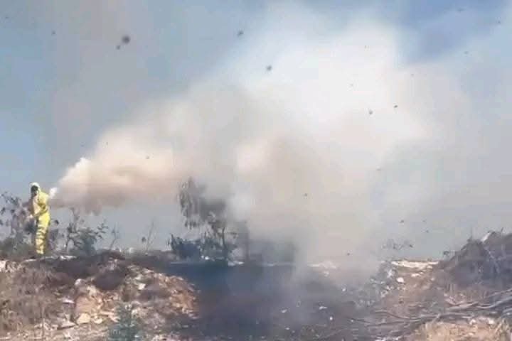 SÉNÉGAL : Opérations de saupoudrage au Technopole a Dakar - le service d’hygiène mobilisé contre les moustiques