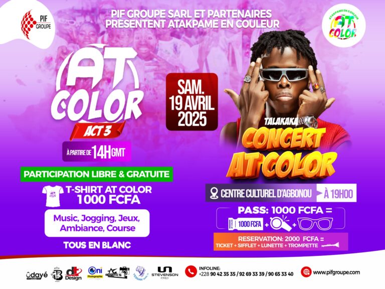 Atakpamé se pare de mille couleurs avec AT COLOR Act 3.