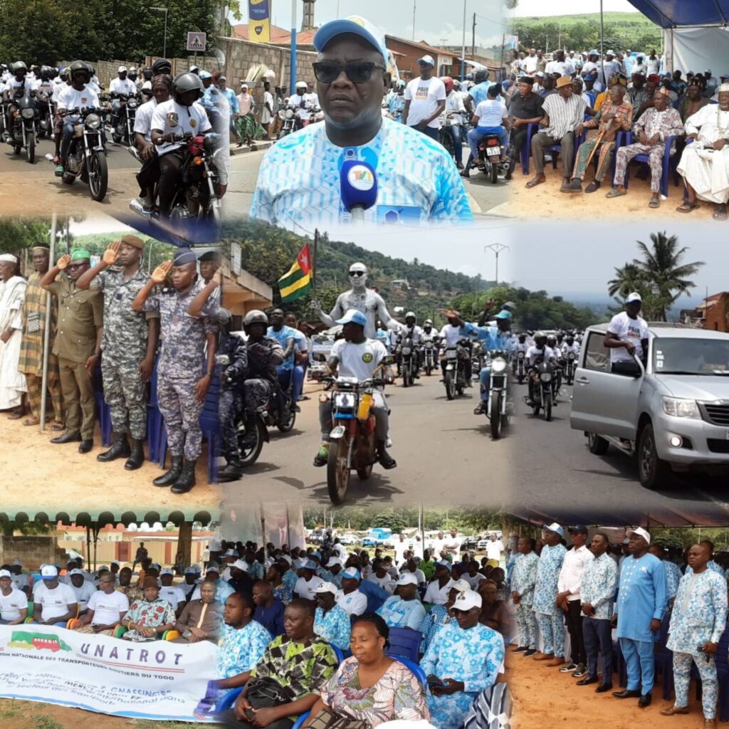 Faure Gnassingbé investi Président du Conseil : liesse populaire à Atakpamé.