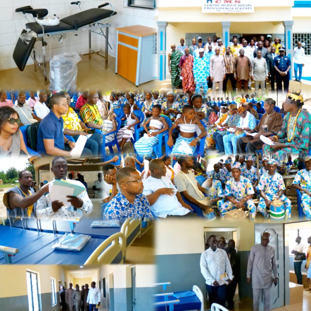 Togo/Amou 3 :Du sourire renouvelé aux lèvres des populations de Amou avec l’inauguration du CMS « Provvidenza d’Azafi ».