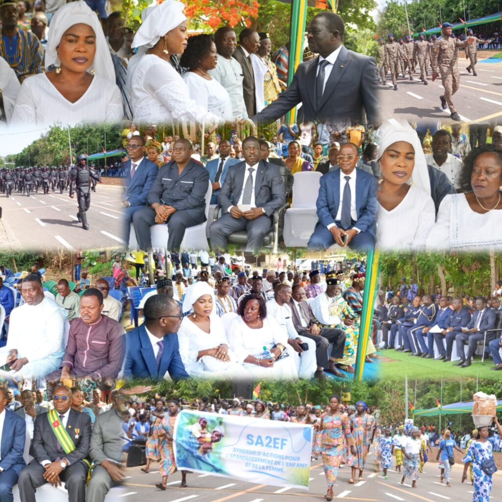 Messe et défilé du 27 avril : La conseillère régionale Valentine Sama, une présence active aux côtés des autorités régionales.