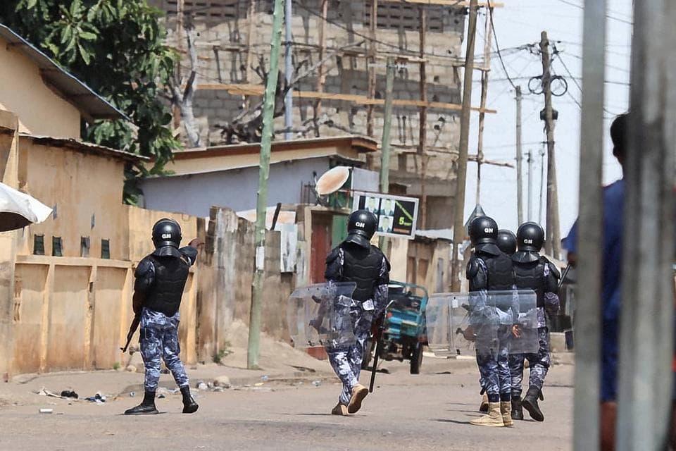 Togo : Les forces de l’ordre déployées après la dispersion de manifestants.