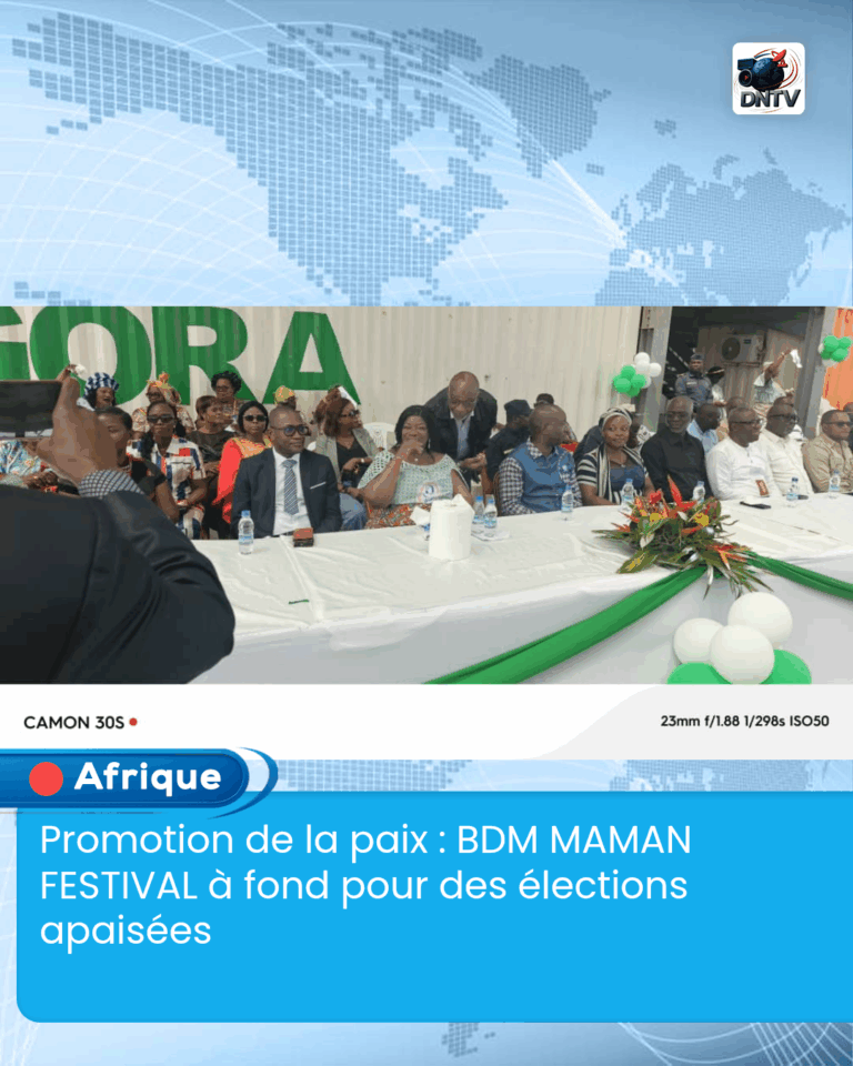 Promotion de la paix : BDM MAMAN FESTIVAL à fond pour des élections apaisées ‎