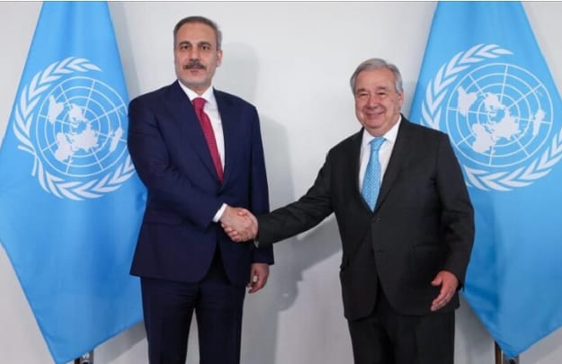 Chypre au centre des échanges entre Hakan Fidan et Antonio Guterres à New York