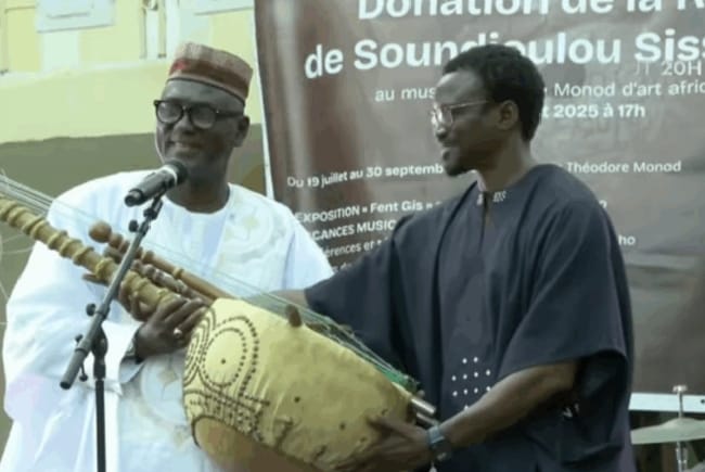 La kora historique de Soundioulou Cissokho entre au musée Théodore Monod : un symbole vivant de la culture mandingue