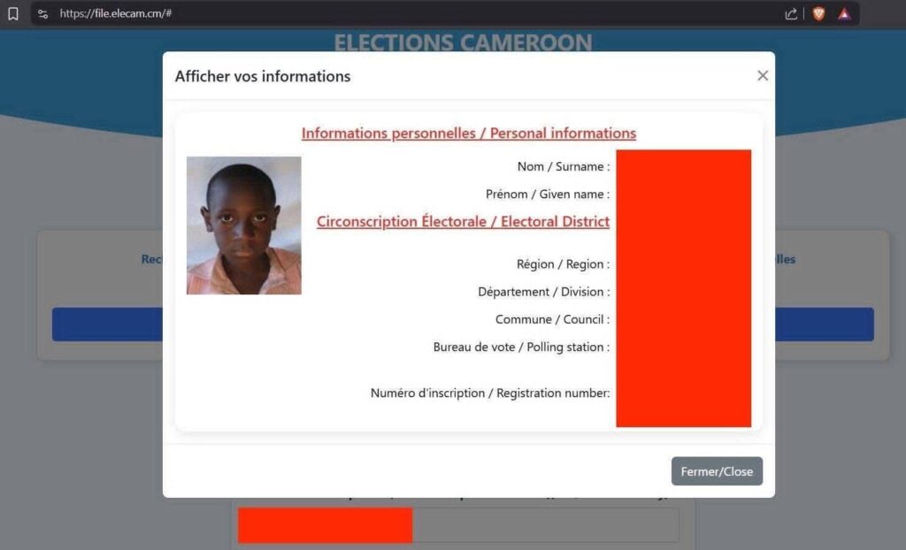 ⚫️ Cameroun – Scandale électoral : des enfants inscrits sur les listes électorales à Mayo-Darlé