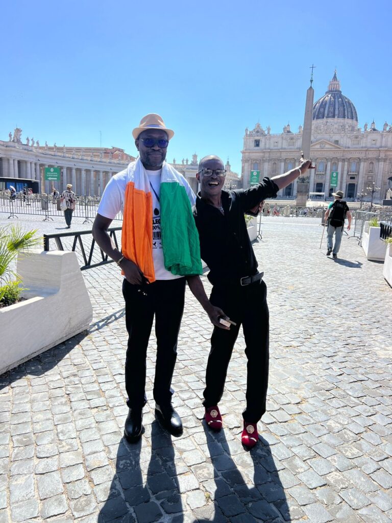 Paix en Côte d’Ivoire : PLACE-CI au pied de la Basilique Notre Dame de Rome