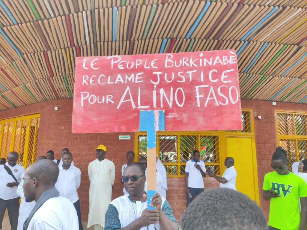 Burkina Faso – Mobilisation citoyenne à Ouagadougou : la CNAVC exige justice pour Alino Faso