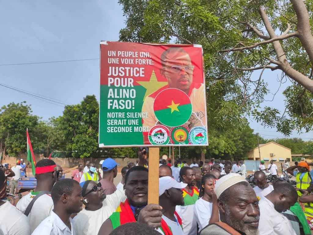 Burkina Faso – Mobilisation citoyenne à Ouagadougou : la CNAVC exige justice pour Alino Faso