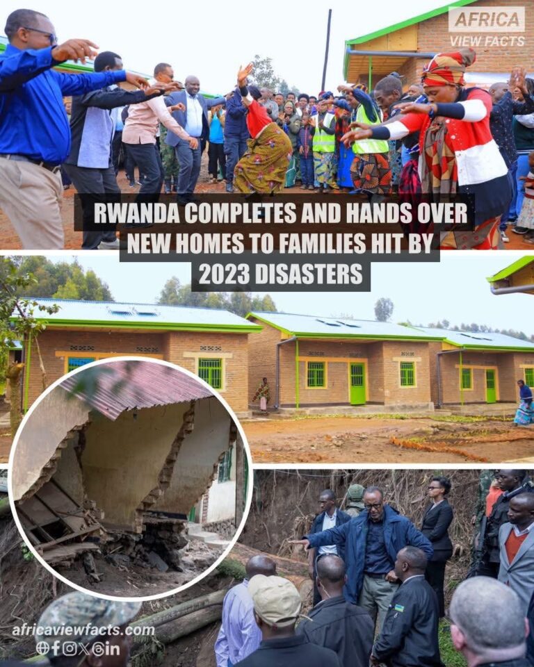 Rwanda : 2 600 logements construits et remis aux victimes des catastrophes naturelles de 2023