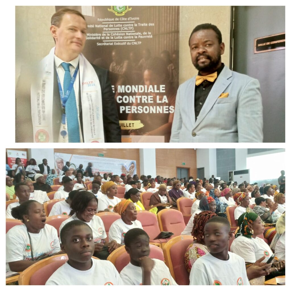 Journée mondiale de lutte contre la traite des personnes : Monsieur Camara Mohamed, invité à la cérémonie