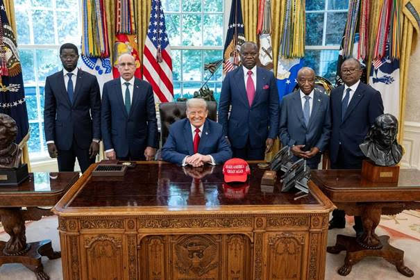 Valse diplomatique à Washington : cinq présidents africains courtisés par Donald Trump