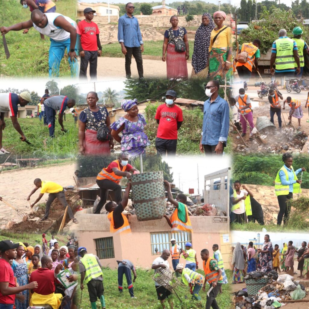 Opération « Togo Propre » à Ogou 1 : une synergie citoyenne renforcée pour un cadre de vie sain