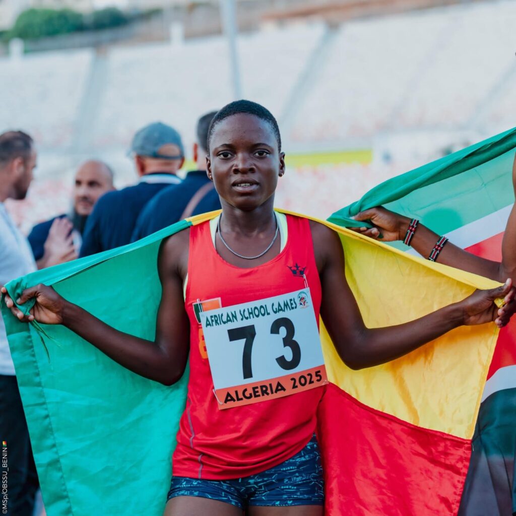 Premiers Jeux Africains Scolaires – Algérie 2025 : Le Bénin s’illustre grâce à Ruffine SONON, prodige de 15 ans