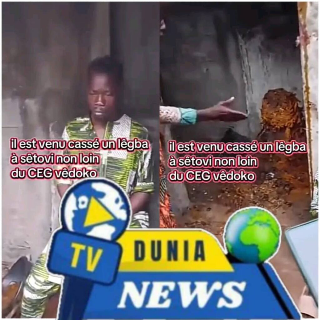 Bénin : Un jeune homme sacrifie le fétiche Tolègba à Vêdoko: la population exige réparation immédiate