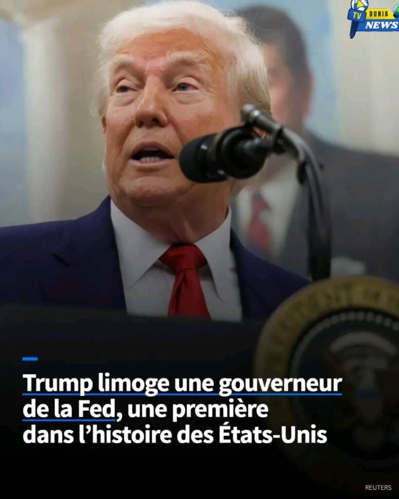 États-Unis : L’éviction de Lisa Cook par Donald Trump déclenche une crise institutionnelle entre la Maison-Blanche et la Réserve fédérale