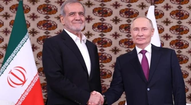 Poutine et Pezeshkian renforcent leur rapprochement autour de l’Ukraine, du nucléaire et de l’énergie