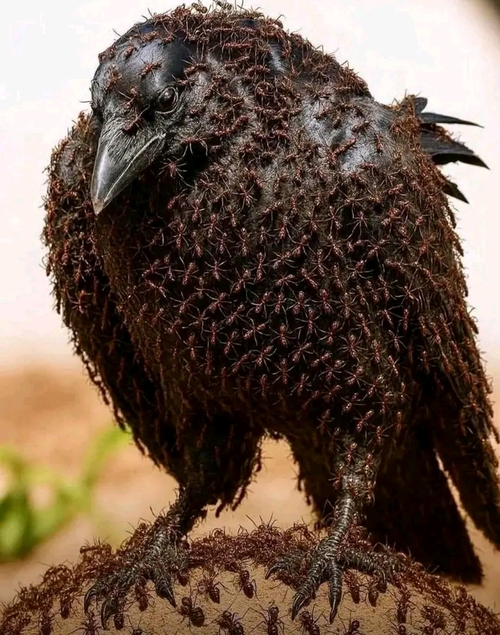 Quand les oiseaux se couchent dans les fourmilières, ce n’est pas un abandon, c’est une guérison.