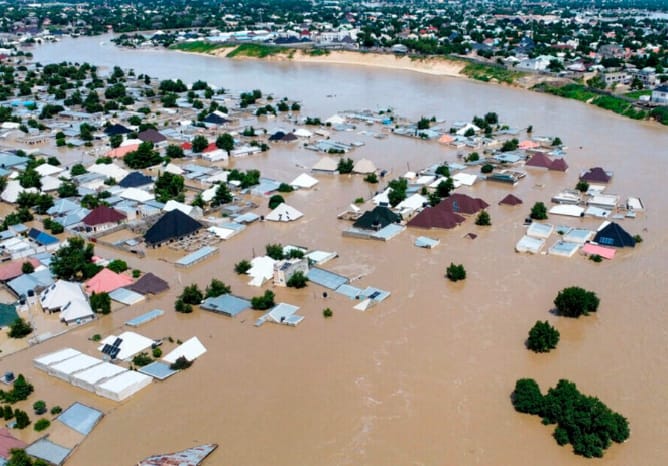 Inondations à Potiskum : des centaines de maisons dévastées dans le nord-est du Nigeria