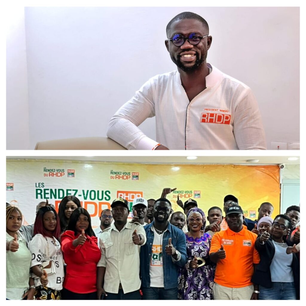 Namory Traoré : « La jeunesse RHDP de Cocody compte prendre une part active dans le dépôt de la candidature du Président Alassane Ouattara »