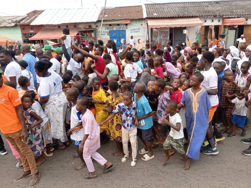 ‎‎Koumassi en marche pour la paix : une parade citoyenne pour une élection sans violence‎‎