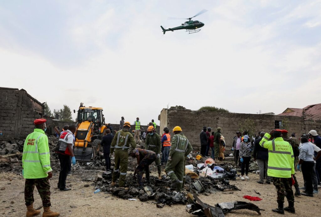 Kenya : au moins six morts dans le crash d’un avion médical à Nairobi