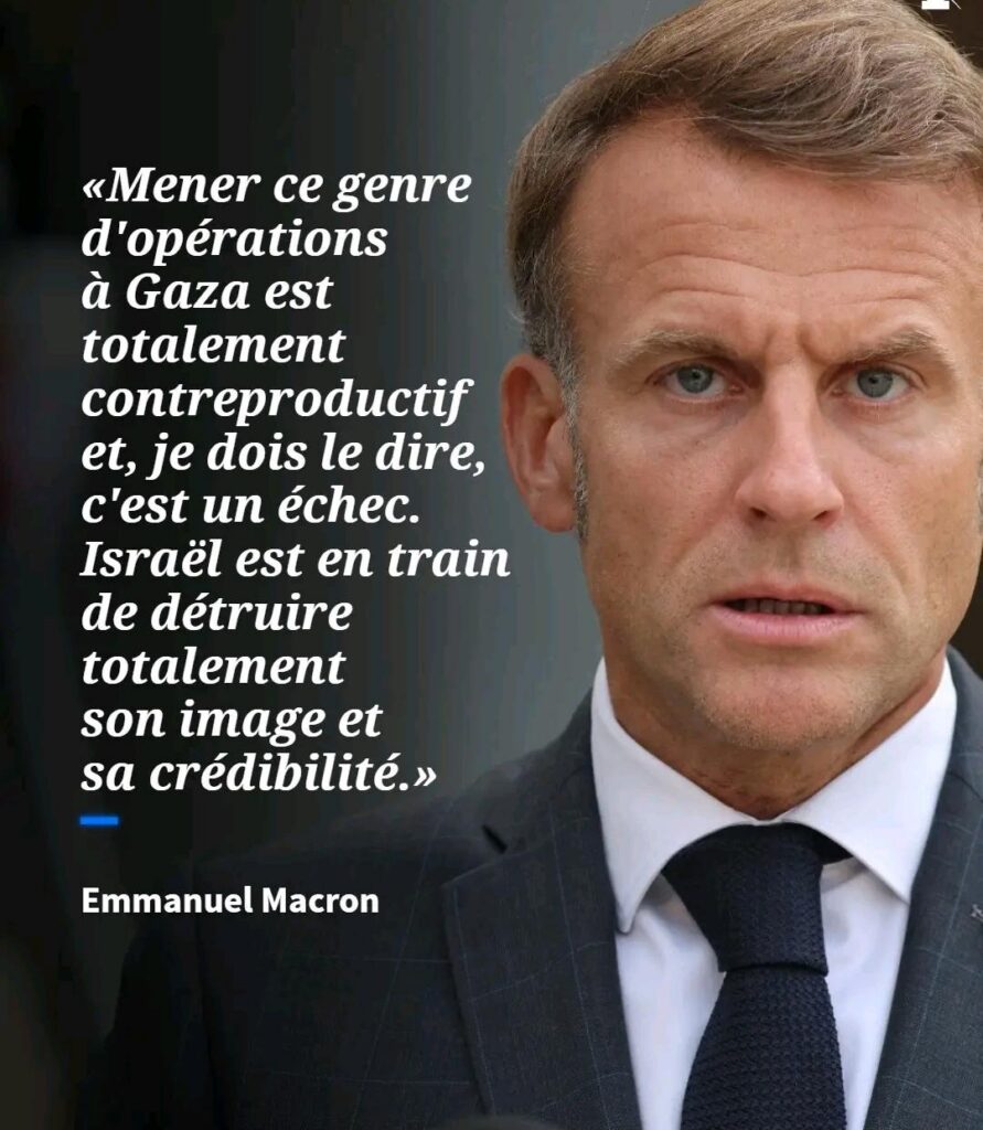 France / Diplomatie: Emmanuel Macron critique l’offensive israélienne à Gaza et appelle à une reconnaissance de l’État palestinien