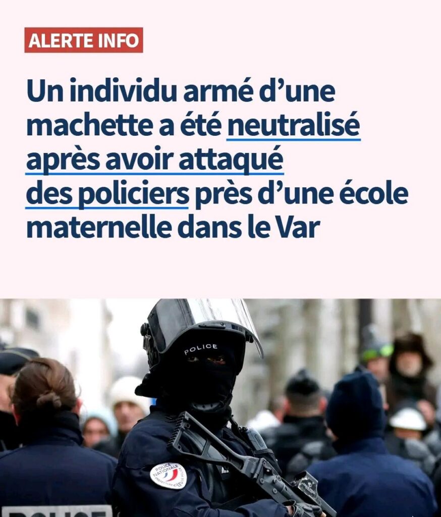 France / Faits divers: Un homme abattu par la police près d’une école à La Seyne-sur-Mer