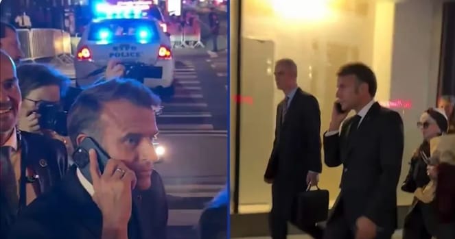 New York : Emmanuel Macron contraint de marcher après un embouteillage provoqué par le cortège de Donald Trump
