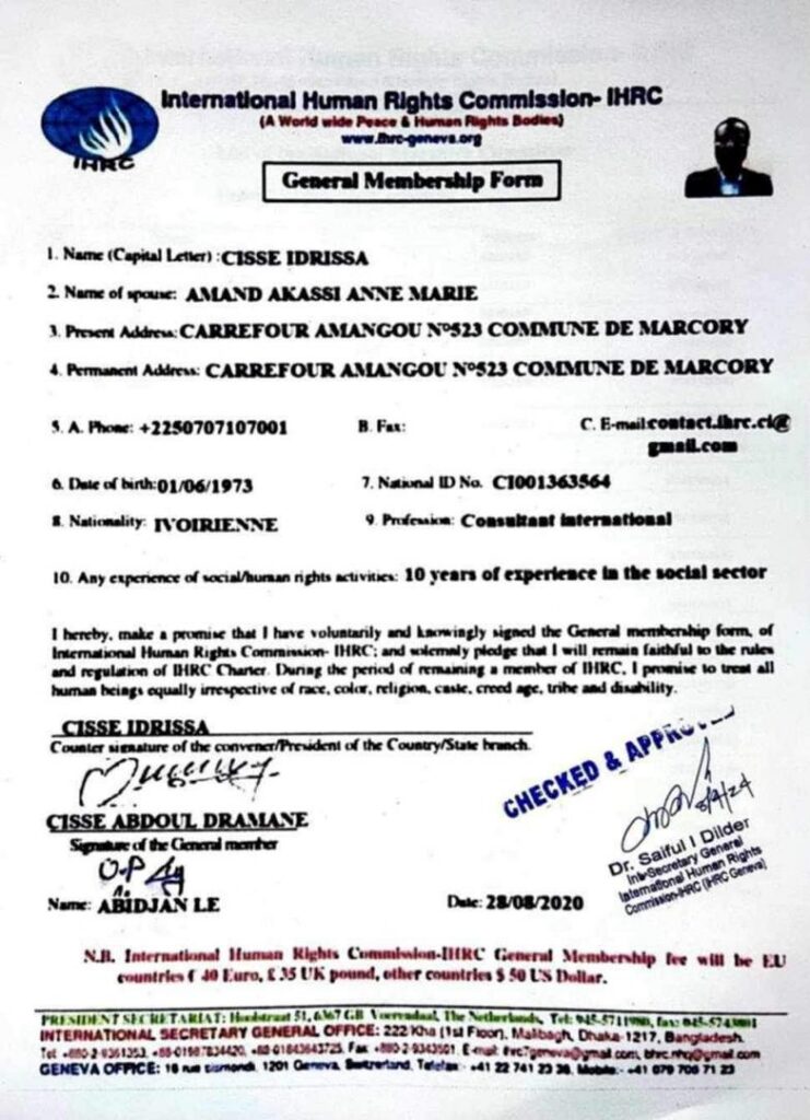 Un consultant international au chevet de la paix : l’itinéraire de Idrissa Cissé