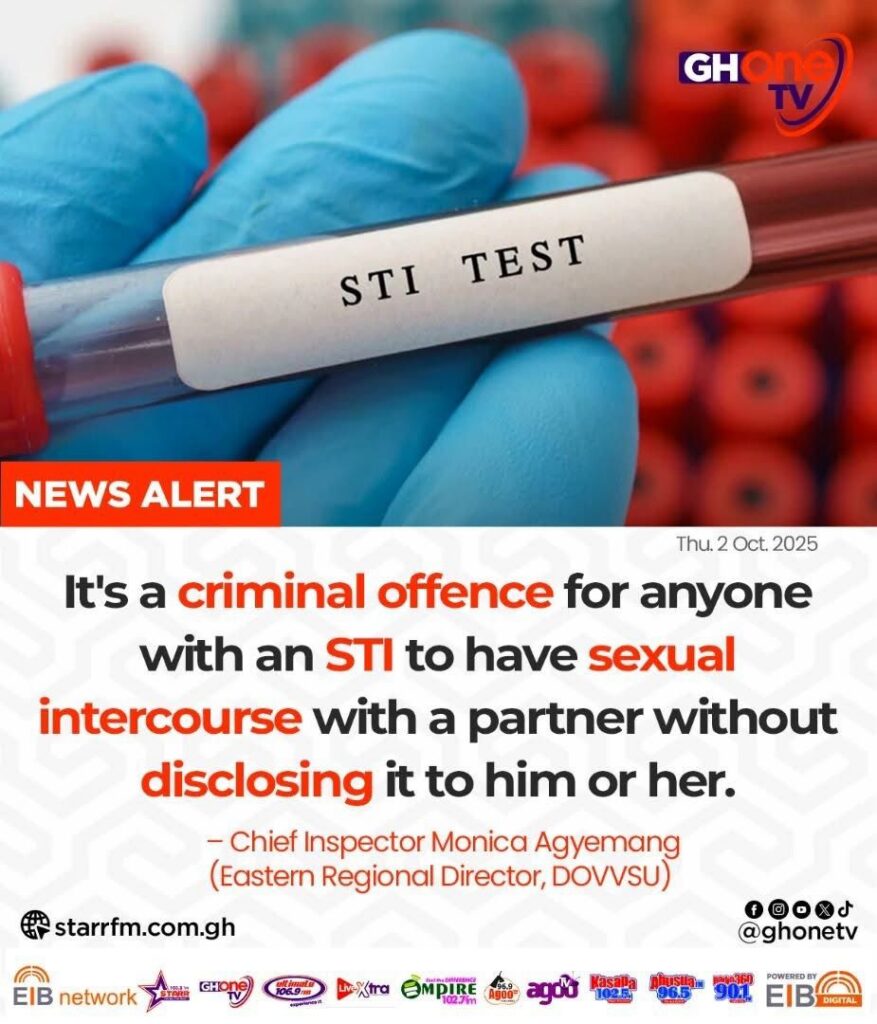 Ghana : La non-divulgation d’une MST à son partenaire est désormais une infraction pénale