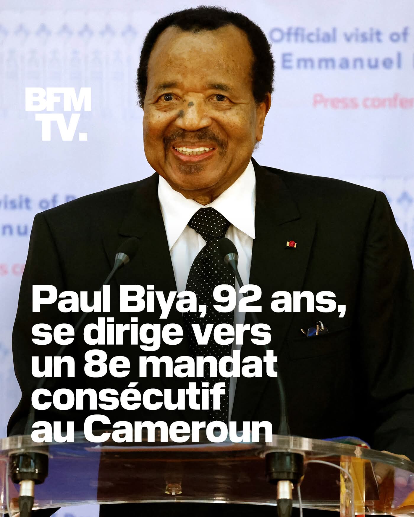 CAMEROUN – PRÉSIDENTIELLE 2025 : Paul Biya, encore vainqueur d’une ...
