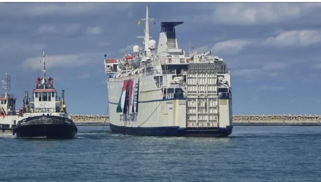 Gaza : un 17e « Navire de la bonté » turc accoste en Égypte avec 900 tonnes d’aide humanitaire
