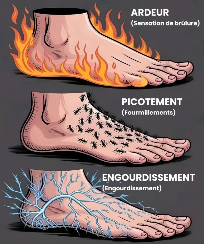 Ce Que Vos Pieds Révèlent de Votre Santé : Brûlures, Picotements et Engourdissements