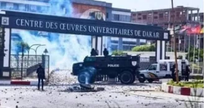 UCAD : 139 blessés pris en charge après des affrontements entre étudiants et forces de l’ordre