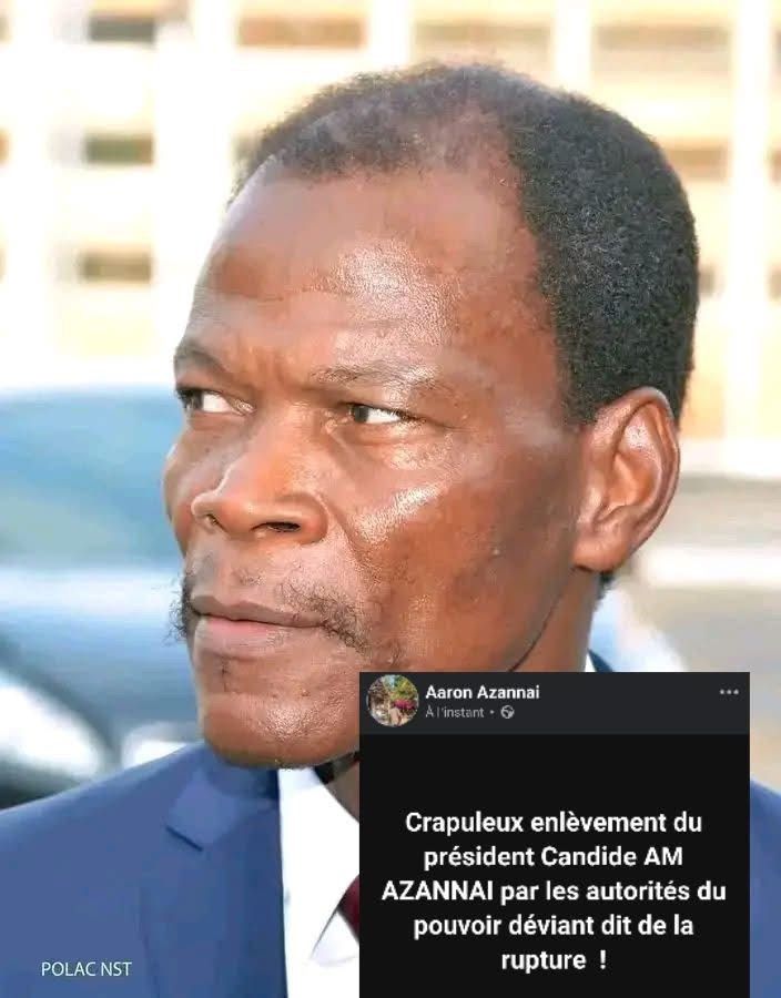 🚨🇧🇯 #URGENT – ARRESTATION DU PÈRE D’AARON AZANAÏ : LE MINISTRE CANDIDE AZANAÏ INTERPELLÉ