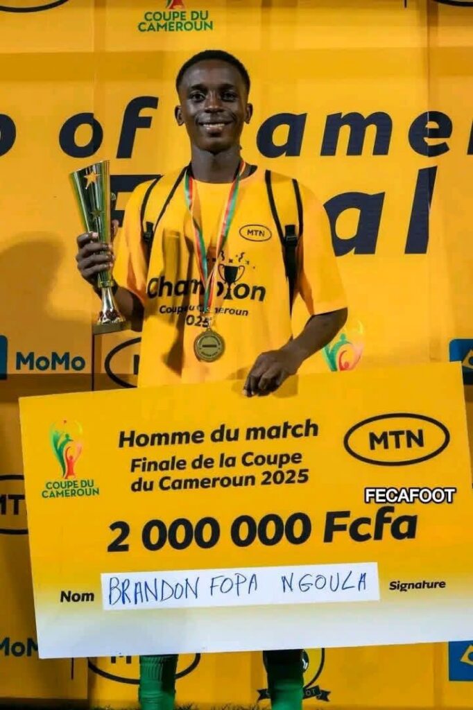 Coupe du Cameroun 2025 | Brandon Fopa, homme du match et révélateur du talent local