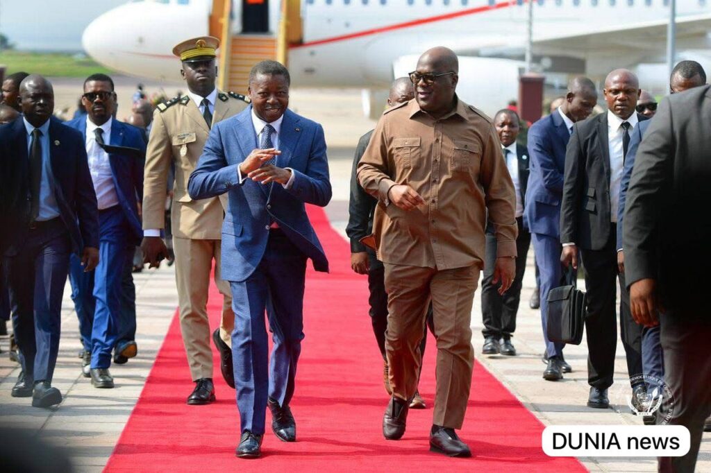 DRC-TOGO : Faure Gnassingbé à Kinshasa pour une médiation sur la crise sécuritaire à l’Est