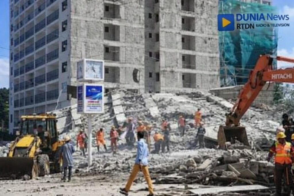 Drame à Nairobi : un immeuble de 16 étages s’effondre, faisant au moins 15 morts