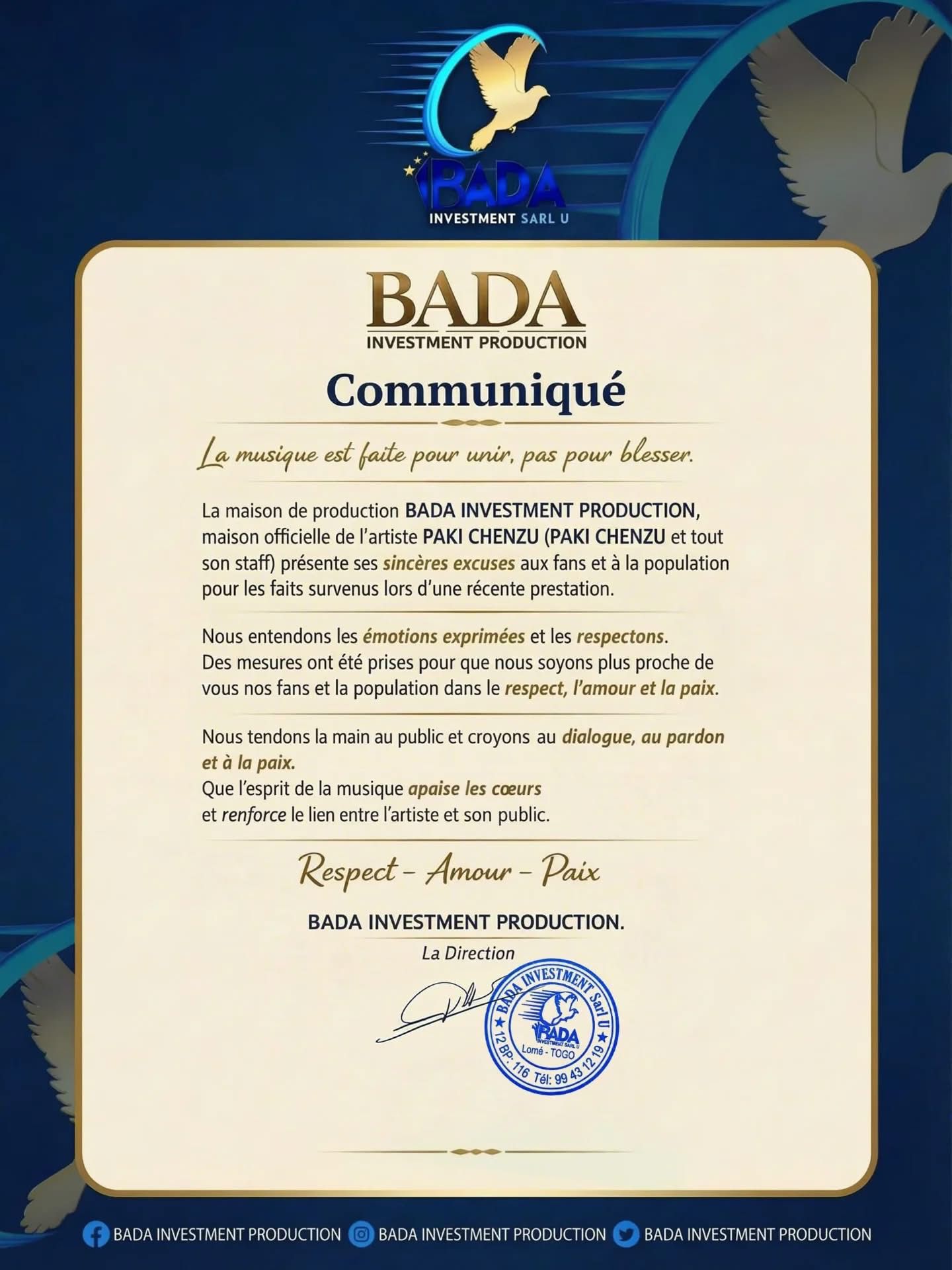 Paki Chenzu : La chute d’une étoile ou un simple pétage de plombs ? Ce qui se cache derrière le « micro-gate »