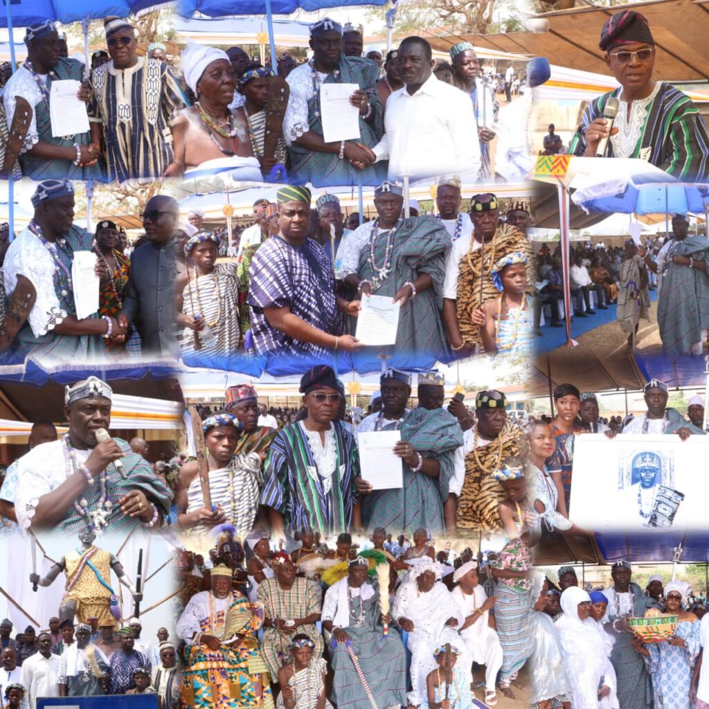 Togo/Atakpamé : à Tsètsi, l’intronisation du chef de quartier scelle l’alliance entre tradition, paix et développement