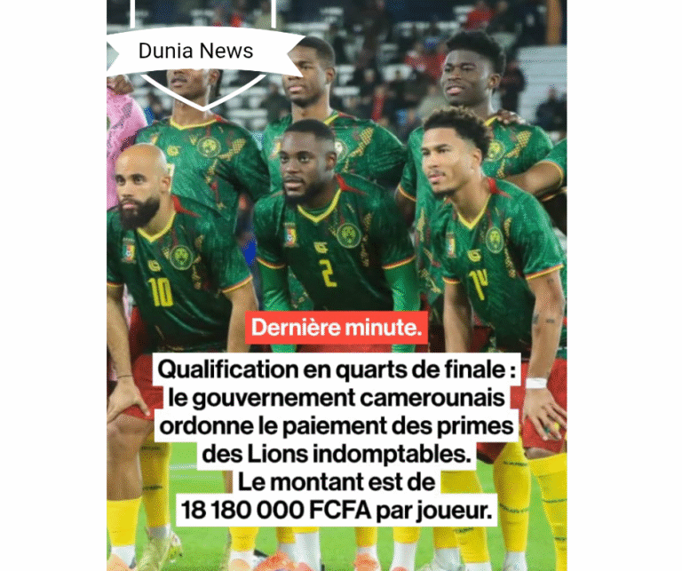 CAN 2025 : le Cameroun débloque les primes des Lions indomptables avant le choc face au Maroc