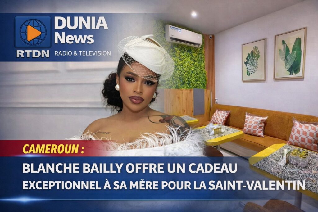 Cameroun : Blanche Bailly offre un cadeau exceptionnel à sa mère pour la Saint-Valentin