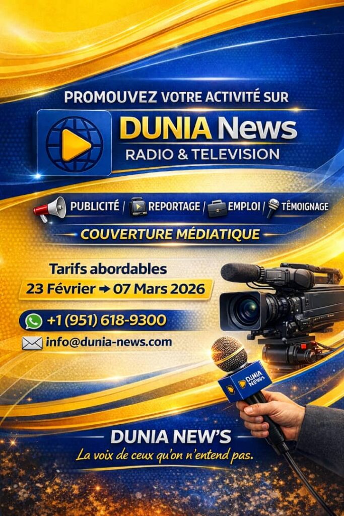 🚨 ANNONCE OFFICIELLE – OUVERTURE SPÉCIALE PUBLICITÉ & COUVERTURE MÉDIATIQUE