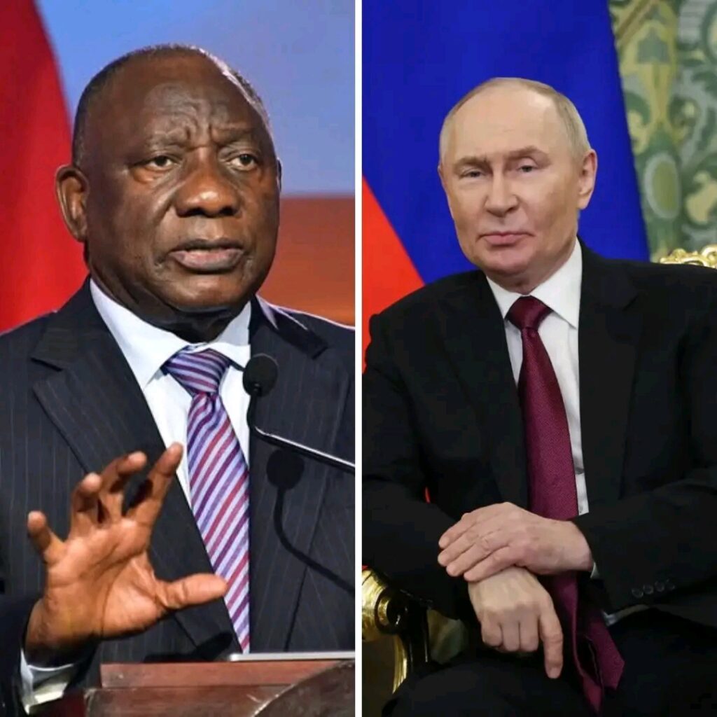 Russie : Cyril Ramaphosa remercie Vladimir Poutine pour le retour annoncé de ressortissants sud-africains enrôlés en Ukraine
